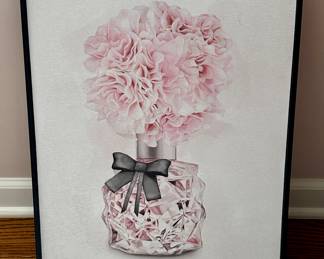 Blush pink floral print