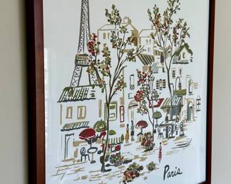 Pottery Barn Wall Art "Paris"