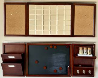 Pottery Barn Organizer Wall System.  The bottom one has been sold.
