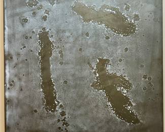 Pottery Barn Zinc Acid Wall Art.  Looks like Amoeba one celled organisms