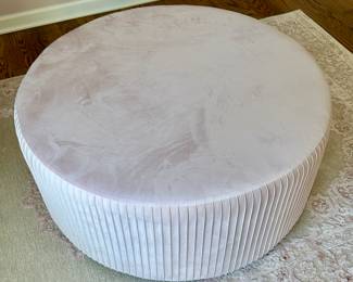 Blush Pink Ottoman