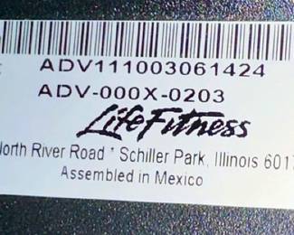 Life Fitness X3 Elliptical Cross Trainer with Advanced Workout Console