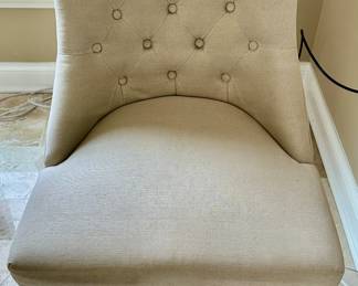 Pottery Barn Hayes Tufted Swivel Desk Chair