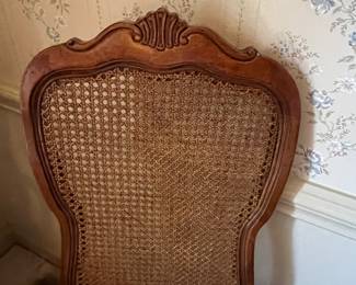 Shell Crest to and Caned Backs to Dining Chairs