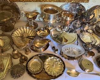 Large amount of Silver Plate