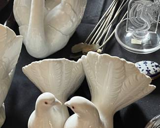 Lladro Swan and Doves