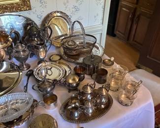 Silver Plate Tableware Collection 