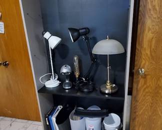 Lamps anyone?  This home is PACKED with task lights and lamps.  We have a Tesla one too - wanna make you hair stand on end?  You can.