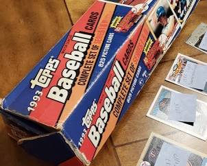 Baseball card collection has been sorted and is ready for you!