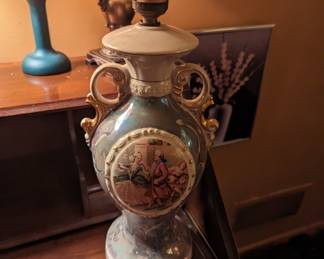 Vintage Porcelain Table Lamp