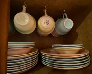 LuRay plates, bowls cups