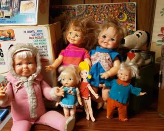 Rare 1960s dolls: Giggles, Honeyball, and more. Most marked 1966