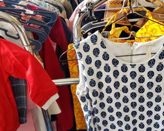 Vintage womens, mens, girls, and boys clothes. Many new with tags. Epic amount of vintage clothing!!