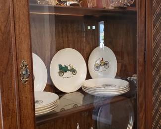 Multiple sliver plated coffee service and other platters and serving pieces