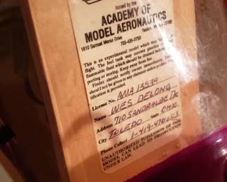 A Wes DeLong built plane