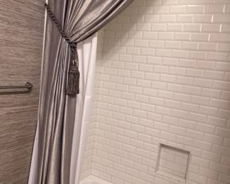Custom shower curtain