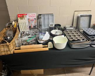 Kitchen utensils and bakeware