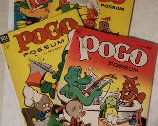 Unique vintage Pogo comic books