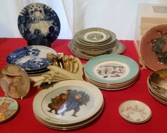 Vintage Avon collectible plates