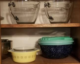 Can't beat the vintage Pyrex dishes! 