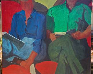 72 x 48 William Bailey oil on canvas. 1970s