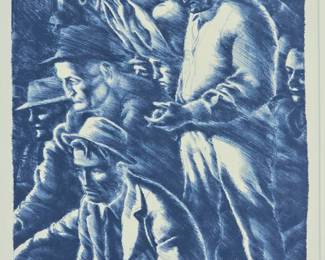 Carl Beetz WPA era lithograph. There is a collection of these.