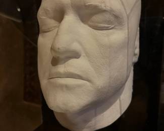 Brandon plaster life mask.