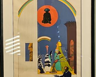 Walter Askin Watercolor/mixed media.