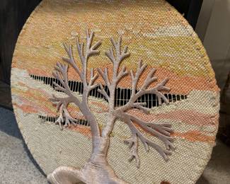 Mid century tree of life cross stitch by Don Freedman 