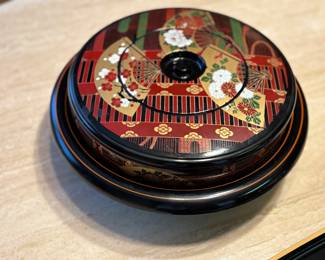 Vintage asian snack set