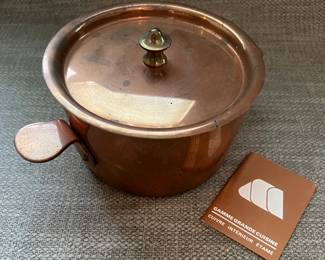 Gamme Grande Cuisine copper pot
