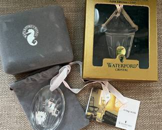 Waterford Crystal ornaments