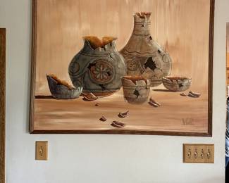 Original Lee Reynolds Painting Signed Lower Right 