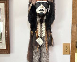 Native American Spirit Mask created by La Ne Ayo Authentic Signed and Numbered 