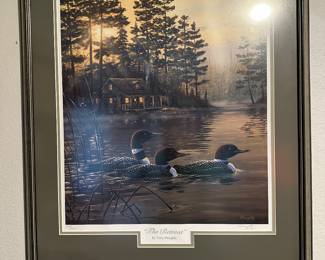 “The Retreat” by Terry Doughty Wildlife Print Signed And Numbered 