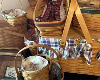 Variety of Longaberger Baskets