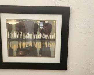 Framed Art "Lake at Dawn"