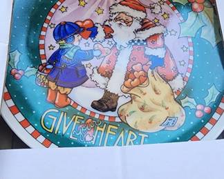 Mary Engelbreit Christmas Plate 