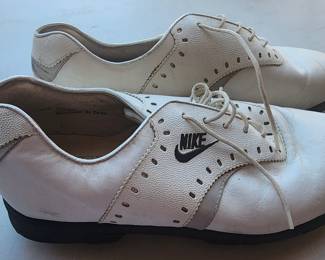 Nike Air Golf White Cleats