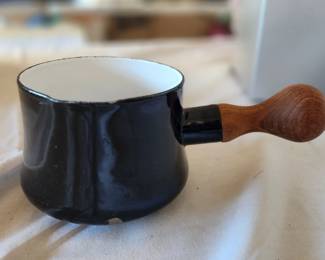 DANSK Kobenstyle Black Enamel Butter Warmer