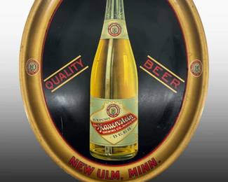 A Rare John Hauenstein Beer Tray
