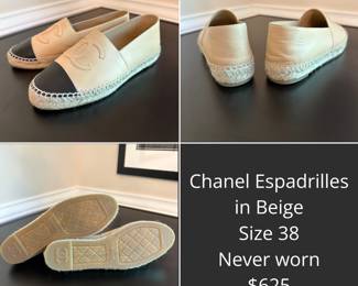 B15 - $625. Chanel Shoes BRAND NEW. Tried on and never worn!