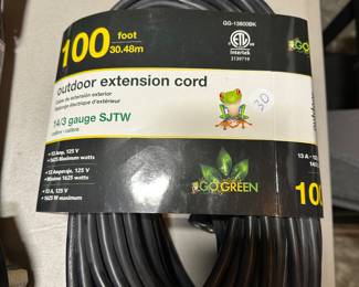 G16 - $30, 100' Extension Cord