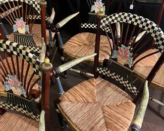 M113 - $7500. Set of 6 Basket Chairs. Prefer to sell as a set - will only sell in Pairs if we get enough interest to split. 