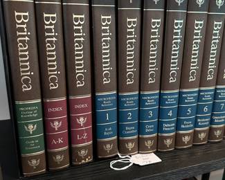 H15 - $75. Set of Britannica Encyclopedias.
