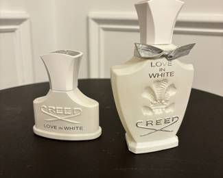 P4 - Creed Love in White. $100 smaller bottle. $145 2.5 oz. 