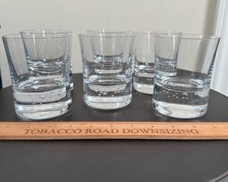 K48 - $40 - set of 6. Krosnos 4.25" Whiskey Glasses. 