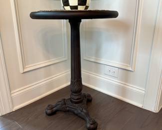 F3 - $200. Restoration Hardware Acanthus Table. Measures 18" wide x 24.5" tall. Very good used condition. 