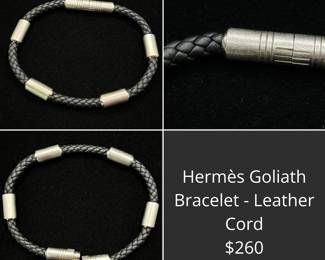 J18 - $260. HERMES Goliath Bracelet. 