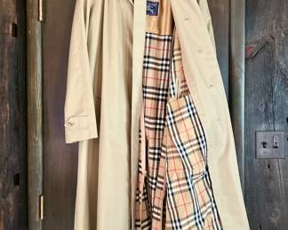 Burberry coat. $200